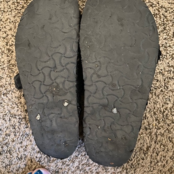 Penny & Kenny Sequined Sandals - Black - Size 8-8 1/2 - Picture 5 of 7